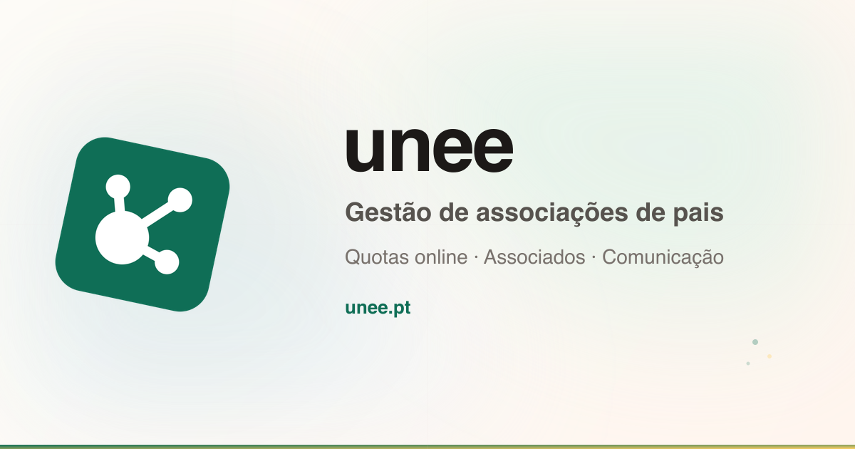 Unee unee | Gestão de Associações de Pais